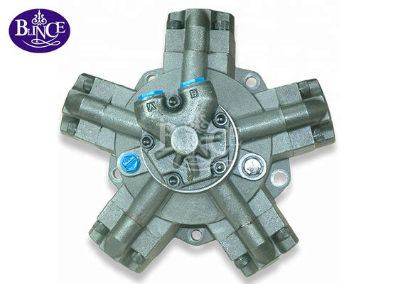 3 - 400cc   Calzoni Large Torque Radial Piston Hydraulic Motor , Hydraulic Oil Motor