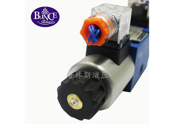 4WE6A   4WE6E 4WE6F  60lpm Micro Solenoid Valve , Hydraulic Pump Solenoid Valve