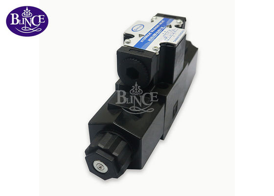  4 Way 2 Position Hydraulic Solenoid Valve 45 L/min Flow Electronic  Direction Changing